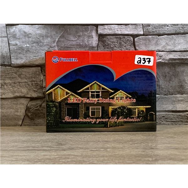 Fullbell LED Fairy String Lights 65.6 Feet 200 LED Lights - Brand New