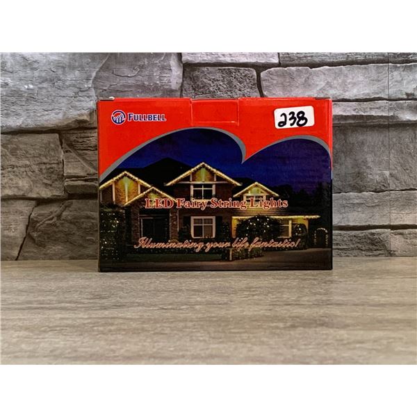 Fullbell LED Fairy String Lights 65.6 Feet 200 LED Lights - Brand New