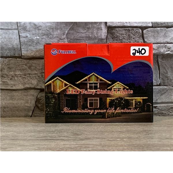 Fullbell LED Fairy String Lights 65.6 Feet 200 LED Lights - Brand New