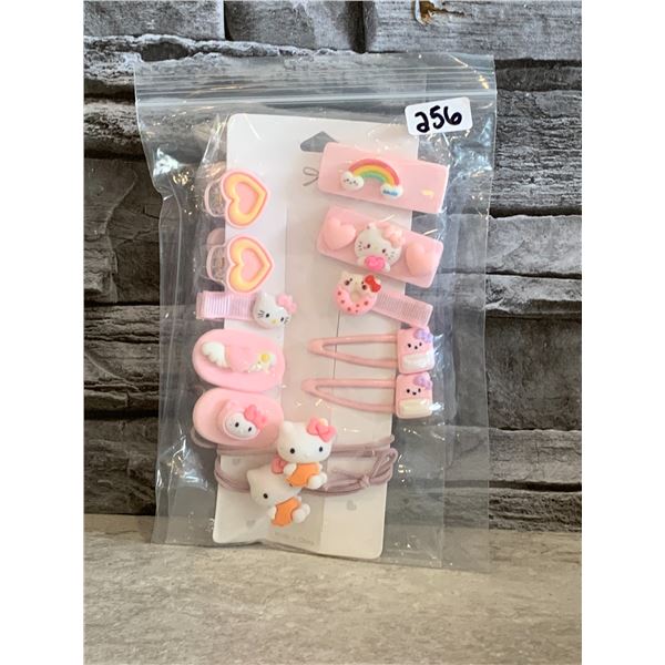 Kawaii Hair Clips 12 Pcs - Brand New