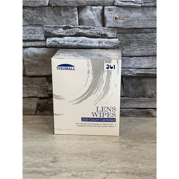 Visumall Lens Wipes 200 Count - Brand New