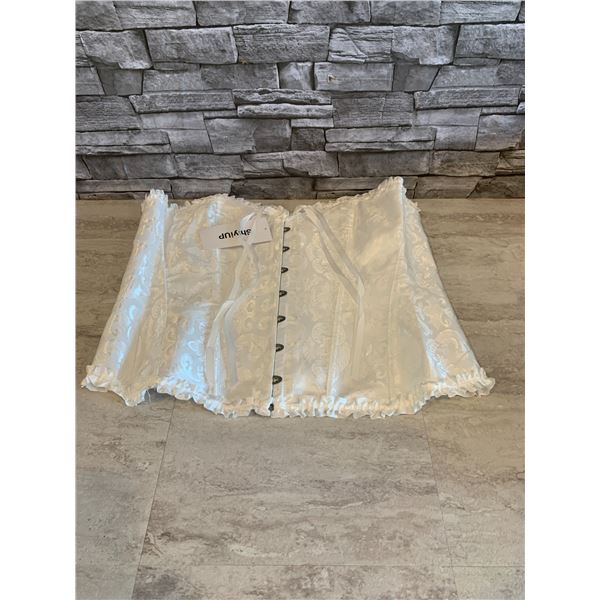 Shiyiup Womens Lace Up Corset Overbust Set - Brand New