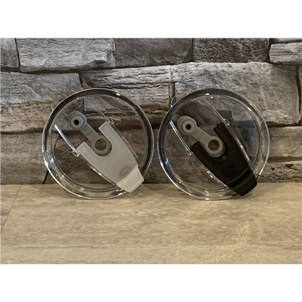 Replacement Tumbler Lids fits ID 3.15 Inch Yeti Rambler/Ozark Trail Old Rtic White and Black - Brand