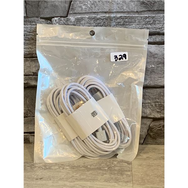 USB to Lightning 3 Pack Charge Cords - Brand New