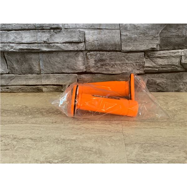 Motorcycle Bike Handle Bar Grips Orange 7/8" - Brand New