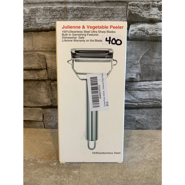 Stainless Steel Julienne & Vegetable Peeler - Brand New