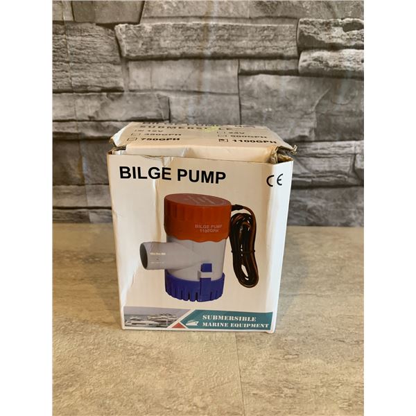 Submersible Bilge Pump 12 V 1100Gph Brand New