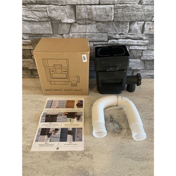 Rain Barrel Diverter Black Brand New