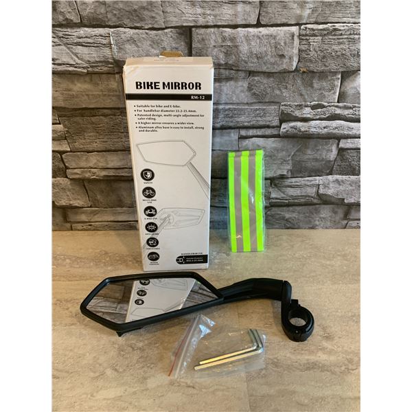 Bike Mirror Suitable for E-Bikes and Bikes