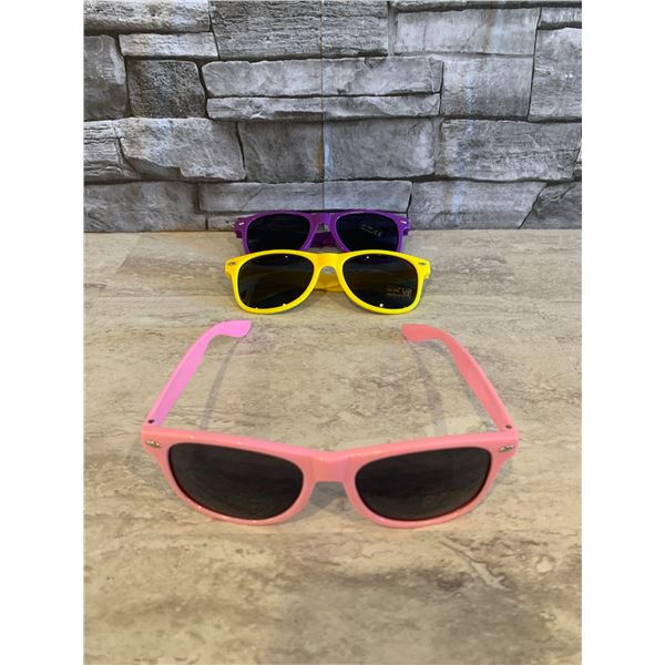 Lot of 3 Couloured Sunglasses