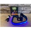 Image 2 : LED Dog Collar Medium - Blue