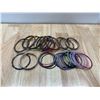 Image 1 : Lot of 28 Bengal Bracelets Various Colors - Thicker Ornate Bengals Included