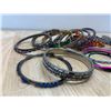 Image 3 : Lot of 28 Bengal Bracelets Various Colors - Thicker Ornate Bengals Included