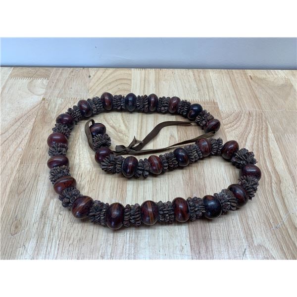 Vintage Koa Seed Lei