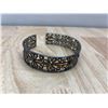 Image 1 : Vintage Filigree Cuff Bracelet - Metal Unknown - 16.1gr