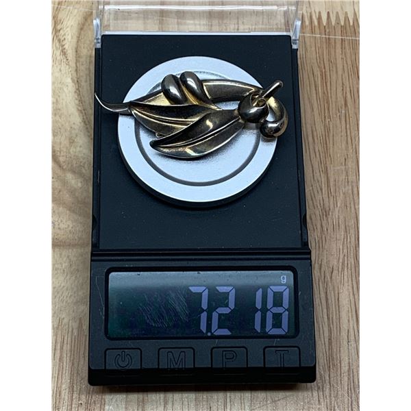 Vintage Bond Boyd Sterling Silver Brooch 7.2 Grams