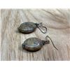 Image 3 : Set of Vintage Moss Agate Earrings