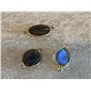 Image 4 : Lot of 3 Labradorite Bohemian Pendants