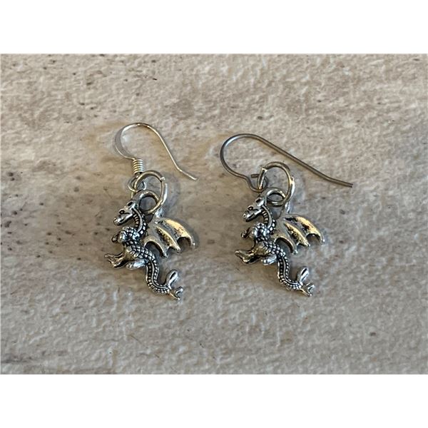Dragon Ear Rings - Not Silver