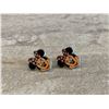Image 1 : Minnie Mouse Stud Earrings With Enamel Finish
