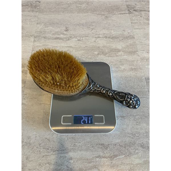 1901 Sterling Silver - Ornate Fabric Brush - 241+ Grams (Weighted) Beautiful Piece