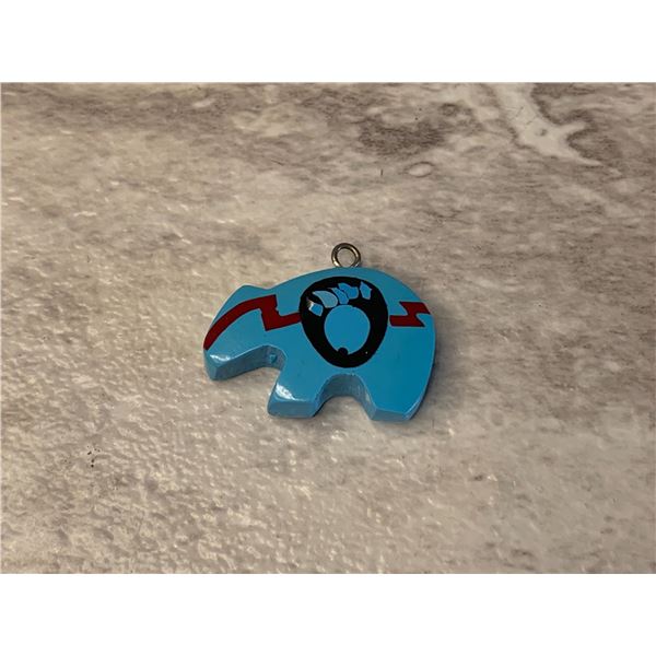 Navajo Zuni Bear Pendant