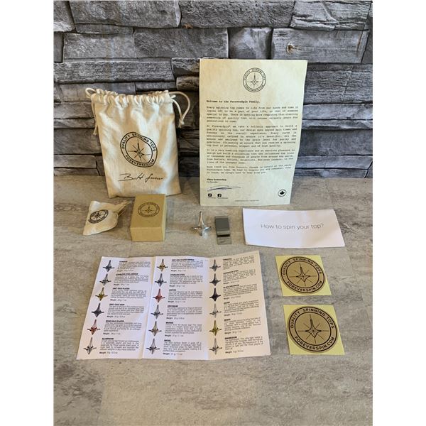 Pure Silver Quality Spinning Top - 37g Fine Silver