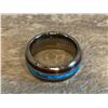 Image 3 : Blue Opal Inlayed Promise Ring - Size 5