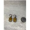 Image 3 : Vintage Citrine Ear Rings