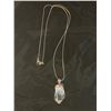 Image 3 : Large Quartz Point Pendant With Chain