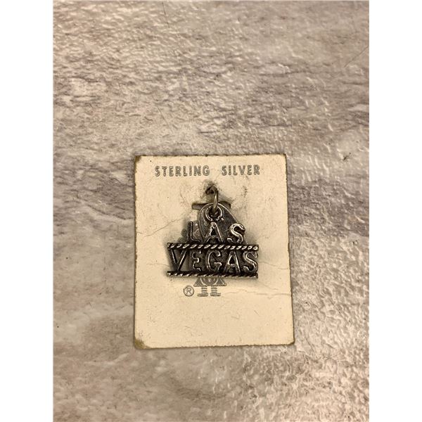 Sterling Silver Las Vegas Charm