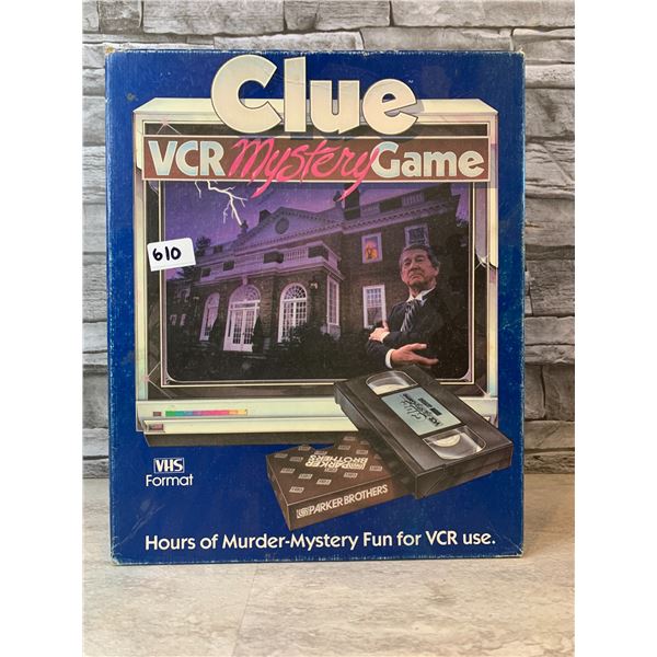 Clue VCR Mystery Game