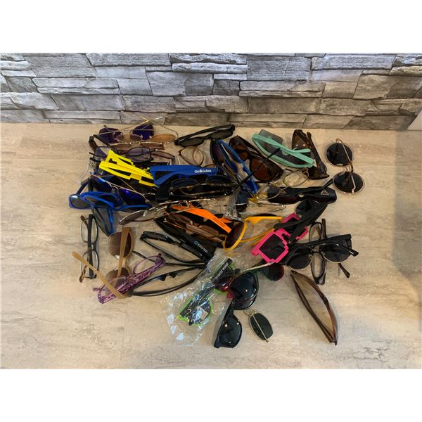 Lot of 50 Assorted Sunglasses - Conditions Vary