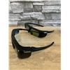 Image 1 : Lot of 2 Pairs Samsung Active 3D Sunglasses