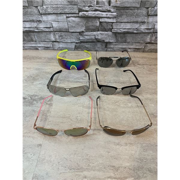 Lot of 6 Pairs Name Brand Sunglasses - Lenses Scratched