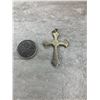 Image 3 : Gold Tone Cross Pendant