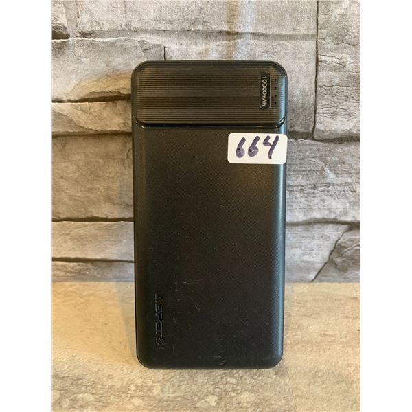 Charmast Power Bank With Charge Cords Black