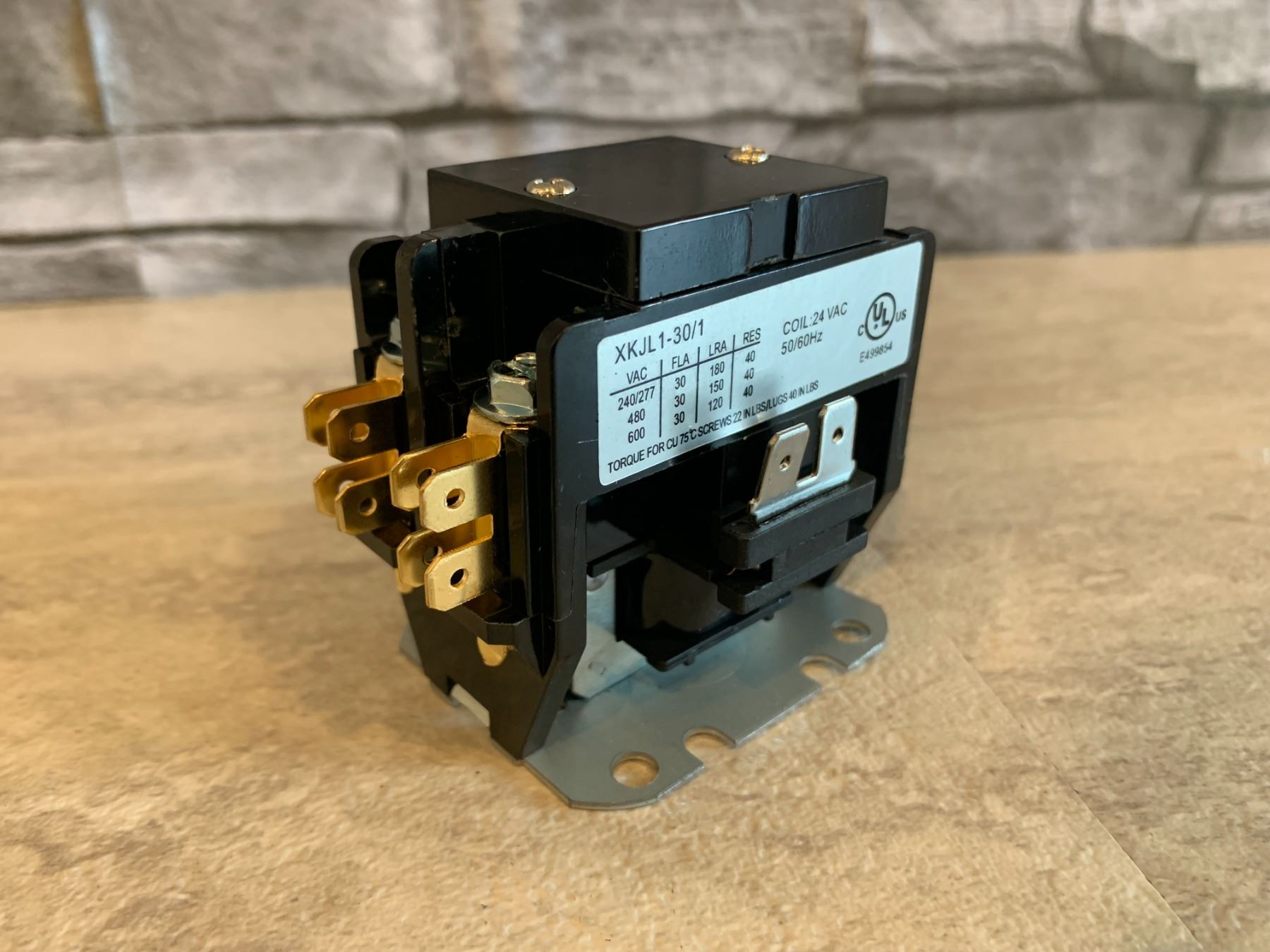 Hvac Contactor 1 Pole Fla 30 amp Coil 24 Vac Replacement AC relays ...