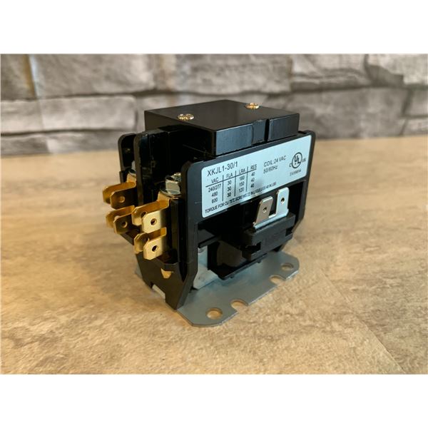 Hvac Contactor 1 Pole Fla 30 amp Coil 24 Vac Replacement AC relays Compatable With Air Conditioner