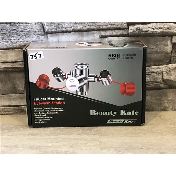 Beauty Kate Faucet Mounted Eyewash Station