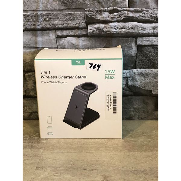 3 in 1 Wireless Charger Stand for Phone/Watch/Airpods Brand New