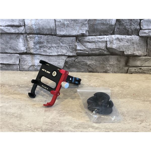 Jo Horse Phone Holder Aluminum Alloy for Bicycle and Motorcycle Gray