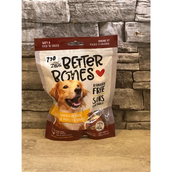 Zeus Better Bones Rawhide Free Chicken Flavour 4 Pcs Dog Bones