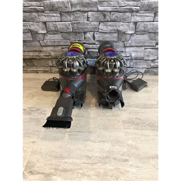Lot of 2 - Dyson V7 Trigger Cordless Handheld Vacuums - No Attachments - Not tested