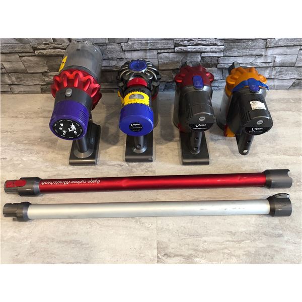 Lot of 4 - Assorted Dyson Vacuums & Attachments - Not Tested
