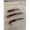 Image 2 : Lot of 3 Folding Knifes