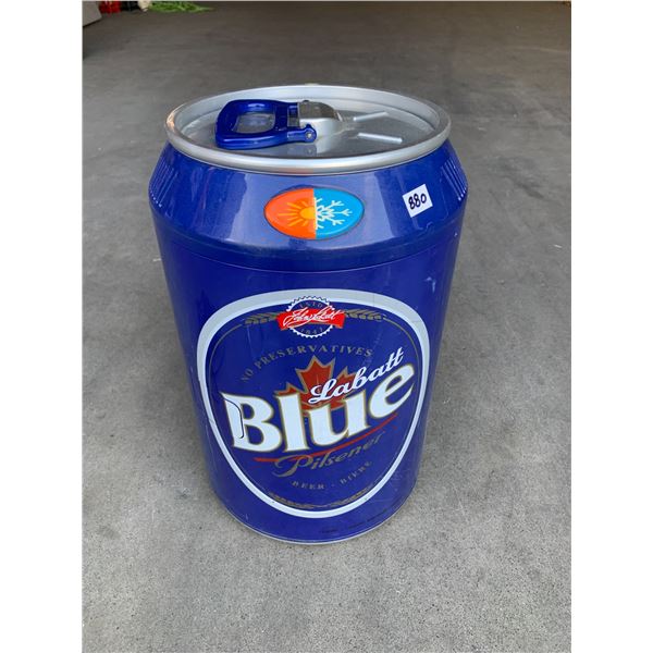 Large Labatt Blue Can Cooler! Comes With Charger