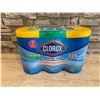 Image 1 : 3-Pack Clorox Disinfecting Wipes - 3 Tubs x 75 Wet Wipes Each  (2x Crisp Lemon, 1x Fresh Scent)- NEW