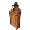 Image 2 : Beautiful Vintage 2pc Wooden Double Pillar Cabinet