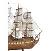 Image 2 : Vintage Hand Made & Painted Wooden Model Ship